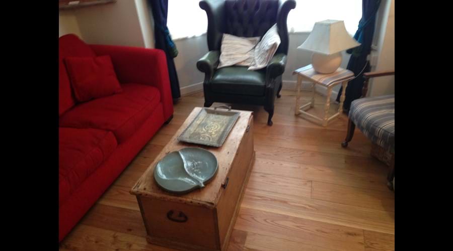 Elegant. comfy seating room with flat screen TV, DVD, Wii interactive games